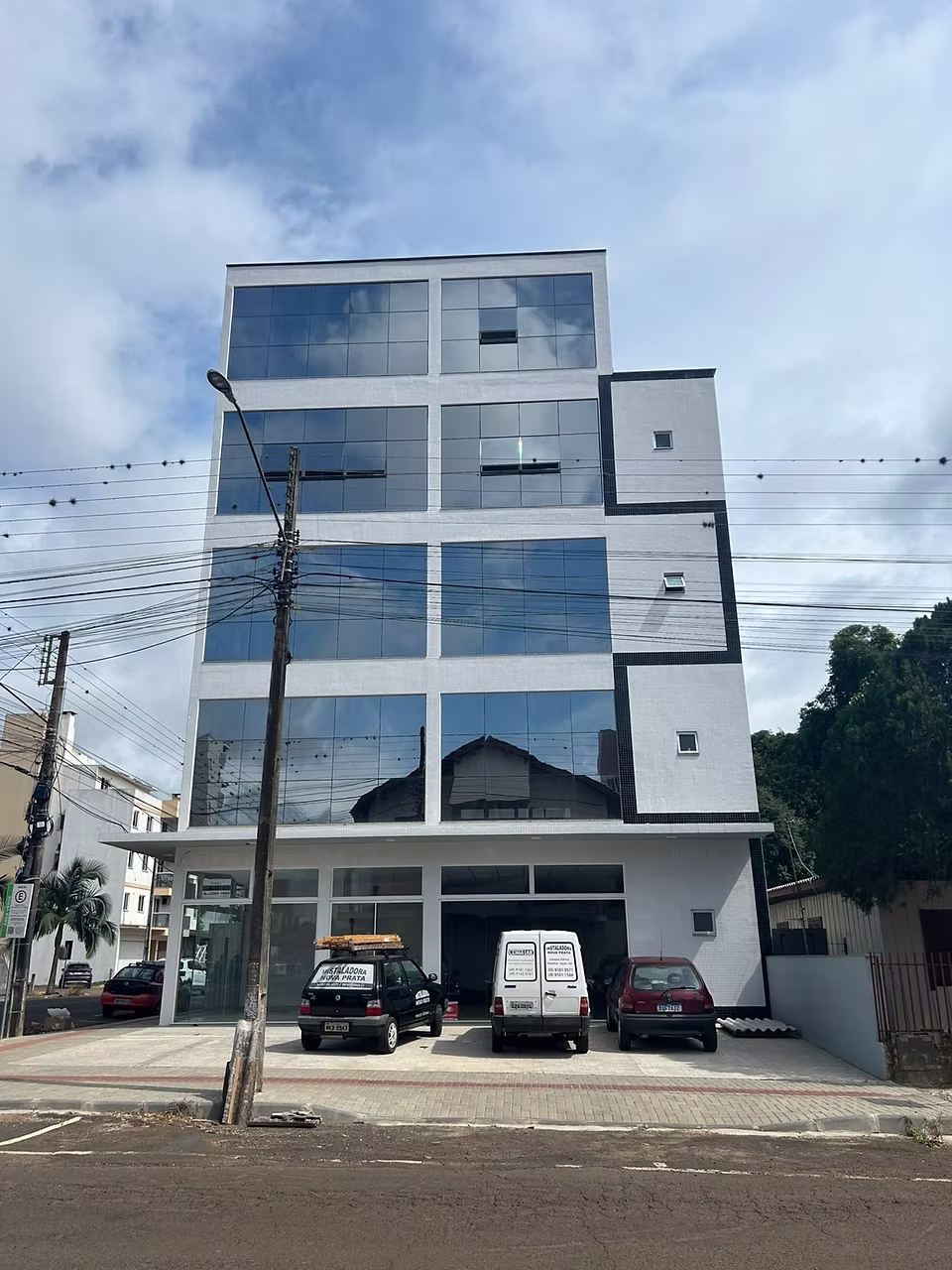 Fachada executada do Edifício Vista Alegre